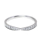 Original Tiffany & Co. Harmony Platinum Diamond Ring Size 55