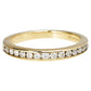 Original Tiffany & Co. Diamond 18K Yellow Gold Half Eternity Wedding Band Ring 50