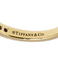 Original Tiffany & Co. Diamond 18K Yellow Gold Half Eternity Wedding Band Ring 50