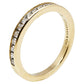 Original Tiffany & Co. Diamond 18K Yellow Gold Half Eternity Wedding Band Ring 50