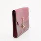 Original Tod's Raspberry Two-Tone Envelope Oversized Clutch