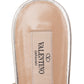 Original Valentino Rose Gold Leather Rockstud Flat Slides Size 36 (Never Used)