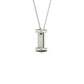 Original Maulijewels 0.10 Carat Natural Diamond Initial " I " Necklace Pendant In Solid 14K White Gold With 18" Gold Cable Chain