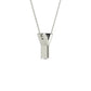 Original Maulijewels 0.10 Carat Natural Diamond Initial " Y " Pendant Necklace In 14K White Gold With 18" Cable Chain