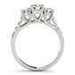 Original Maulijewels 0.50 Carat Halo Diamond 14k White Gold Engagement Ring