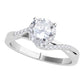 Original Maulijewels 1.10 Carat White Diamond Solitaire Style Engagement Ring 18K Solid White Gold