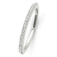 Original Maulijewels 14K White Gold 0.14 Carat Diamond Wedding Band