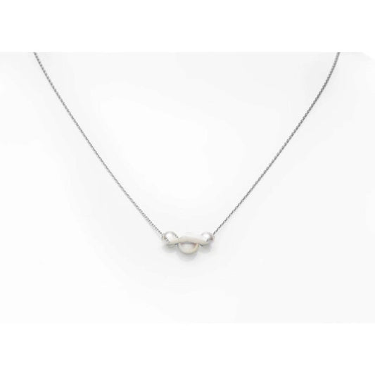 Original Mikimoto Pearls in Motion Akoya Cultured Pearl Necklace in 18K White Gold - MPQ10081AXXW