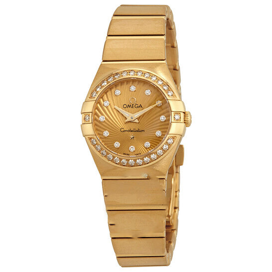 Original Omega Constellation 18kt Yellow Gold Ladies Watch 123.55.24.60.58.001