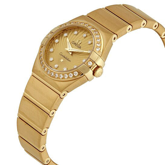 Original Omega Constellation 18kt Yellow Gold Ladies Watch 123.55.24.60.58.001