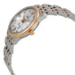 Original Omega De Ville Prestige Silver Diamond Dial Stainless Steel and 18kt Rose Gold Ladies Watch 42420276052002