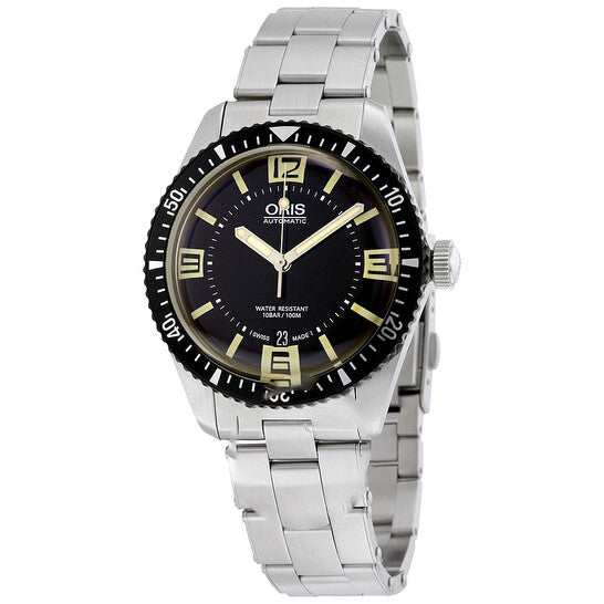 Original Oris Divers Sixty-Five Automatic Black Dial Men's Watch 733-7707-4064MB