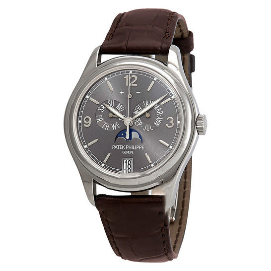 Original Patek Philippe Complications Automatic Slate Grey Dial Men's Annual Calendar Watch 5146G-010