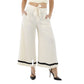 Original Polo Ralph Lauren White Satin Wide Leg Pants