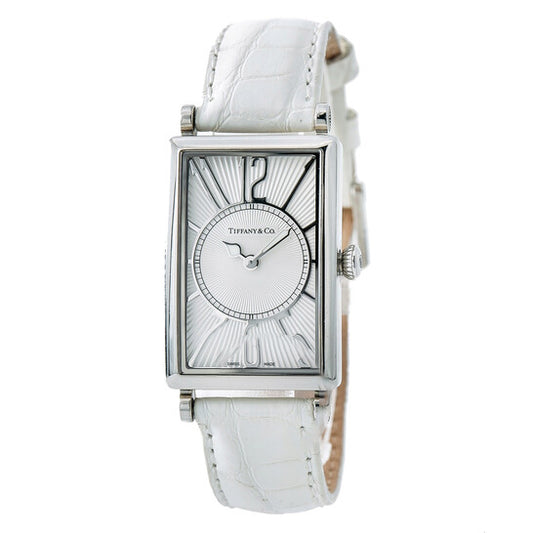 Original Pre-owned Tiffany Gallery White Dial Ladies Watch 6654