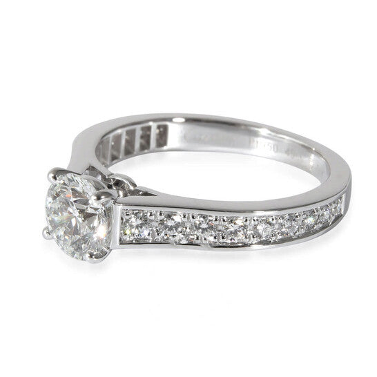 Original Pre-Owned Cartier 1895 Diamond Engagement Ring in  Platinum G VS1 1 CTW