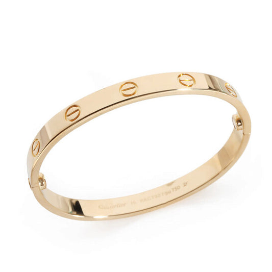 Original Pre-Owned Cartier Love Bracelet in 18k Yellow Gold, Size 16