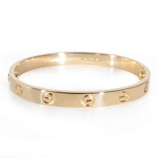 Original Pre-Owned Cartier Love Bracelet in 18k Yellow Gold, Size 16