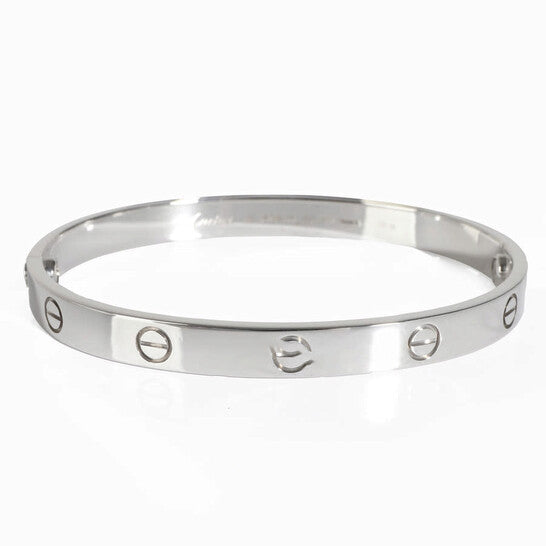 Original Pre-Owned Cartier Love Bracelet (White Gold), Size 18