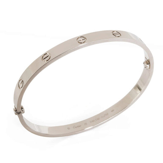 Original Pre-Owned Cartier Love Bracelet (White Gold), Size 20