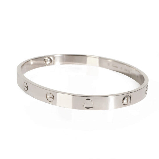 Original Pre-Owned Cartier Love Bracelet (White Gold), Size 20