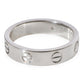 Original Pre-Owned Cartier Love Diamond Wedding Band in 18k White Gold 0.02 CTW