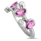 Original Pre-Owned Cartier Meli Melo Platinum Diamond and Pink Sapphire Ring