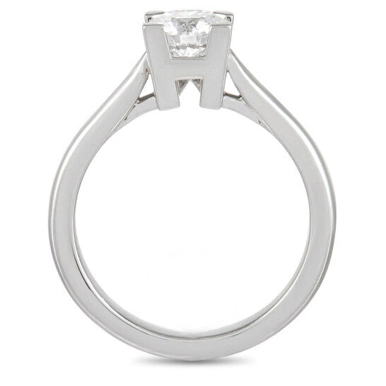 Original Pre-Owned Harry Winston Platinum 0.71 ct Diamond Solitaire Engagement Ring