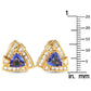 Original Pre-Owned LB Exclusive 14K Yellow Gold Diamond and Tanzanite Earrings MF06 012424