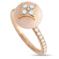 Original Pre-Owned Louis Vuitton Blossom 18K Rose Gold 0.30ct Diamond and Opal Ring