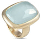 Original Pre-Owned Pomellato 18K Yellow Gold Aquamarine Ring