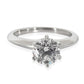 Original Pre-Owned Tiffany & Co. Diamond Engagement Ring in  Platinum E VS2 1.29 CTW