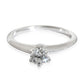 Original Pre-Owned Tiffany & Co. Diamond Engagement Ring in Platinum G VS1