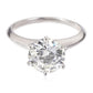 Original Pre-Owned Tiffany & Co. Diamond Engagement Ring in Platinum I VS1 2.17 CTW