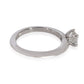 Original Pre-Owned Tiffany & Co. Diamond Solitaire Ring in 950 Platinum H VS1 0.18 CTW