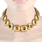 Original Pre-Owned Tiffany   Co. Paloma Picasso 18K Yellow Gold and Silver Two Sided Necklace