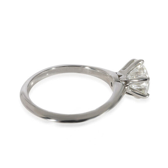 Original Pre-Owned Tiffany & Co. Solitaire Diamond  Engagement  Ring in  Platinum I VS1 2.17 CTW