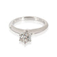 Original Pre-Owned Tiffany & Co. Solitaire Engagement Ring In Platinum .40 CTW.