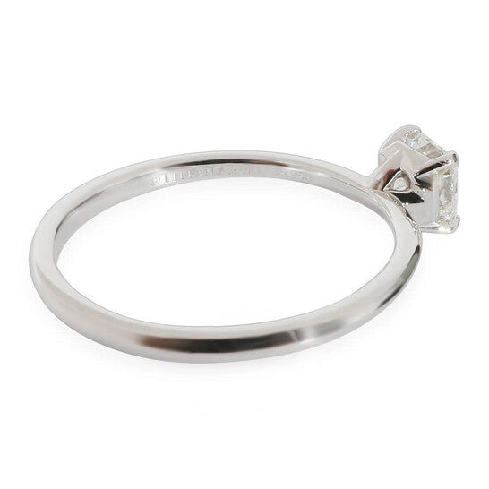 Original Pre-Owned Tiffany & Co. Solitaire Engagement Ring in Platinum H VS1 0.54 CTW