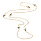 Original Pre-Owned Tiffany T Black Onyx Station Necklace in 18k Yellow Gold