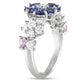 Original Pre-Owned Van Cleef   Arpels Folie des Pr xE9 s 18K White Gold 1.31ct Diamond and Sapphire Ring