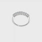 14K White Gold 9-Stone Real Diamond Band-RM3191B-045-WAA