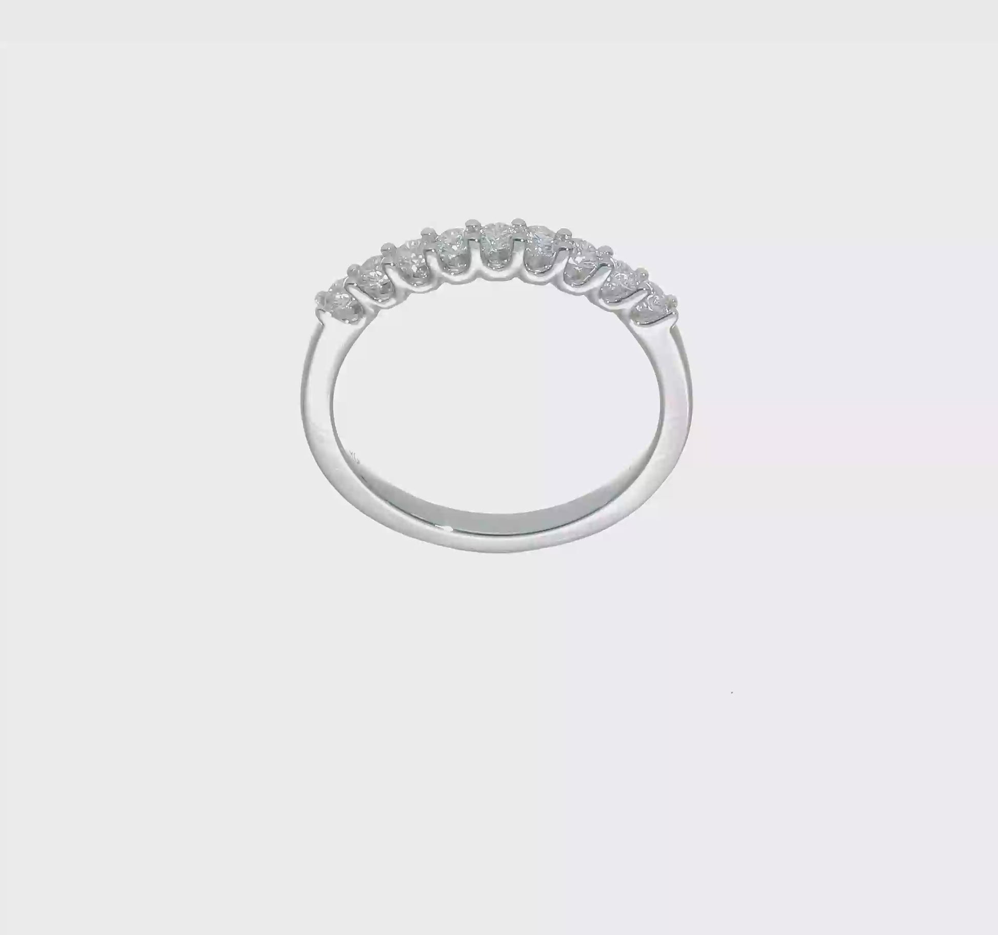 14k White Gold Real Diamond Wedding Band-RM2773B-035-WAA