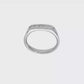 14K White Gold 5-Stone Real Diamond Channel Band-RM3279B-033-WAA