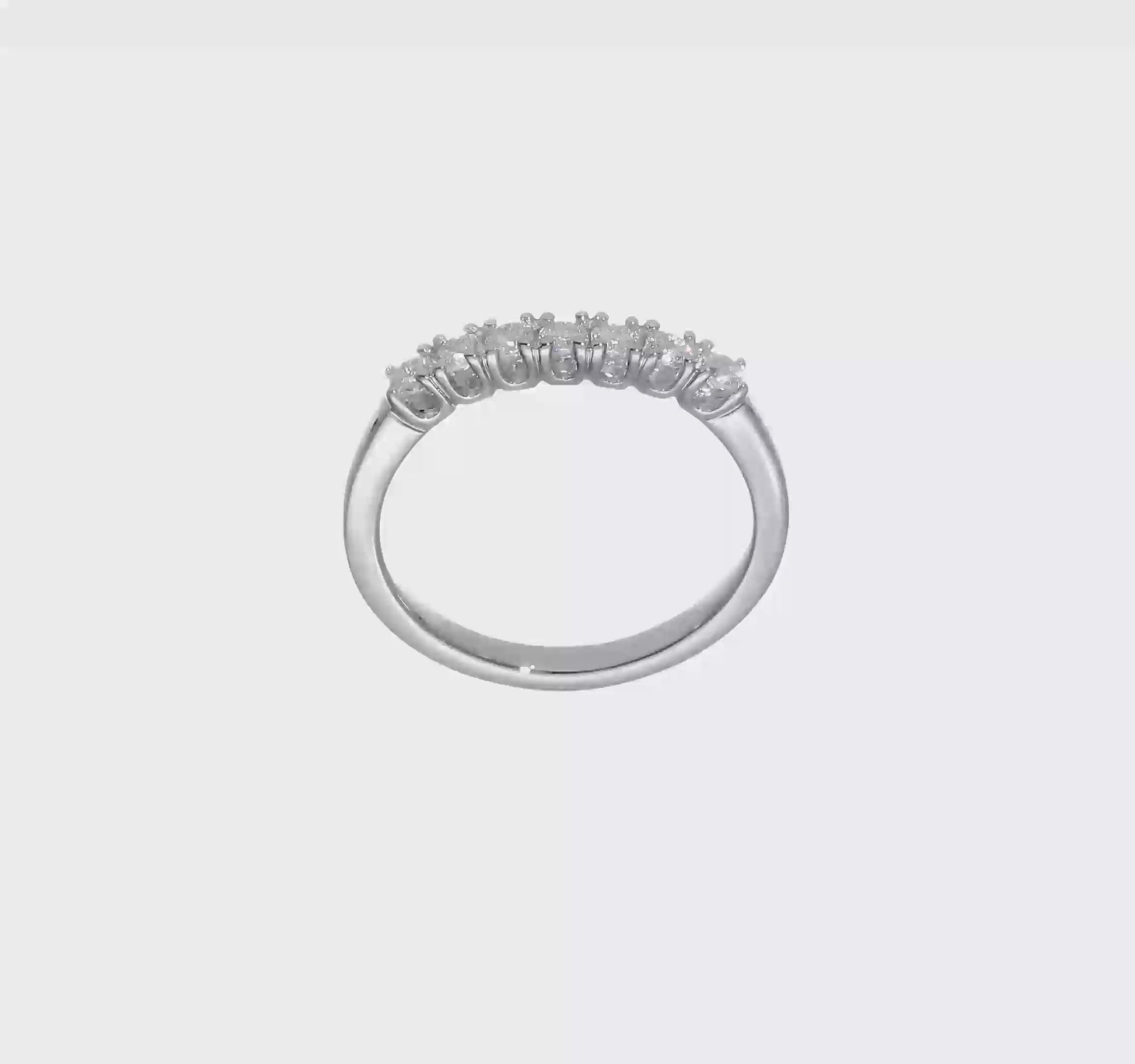 14k White Gold Real Diamond Wedding Band-RM2772B-035-WAA