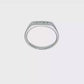 14K White Gold 5-Stone Real Diamond Channel Band-RM3278B-014-WAA