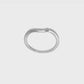 0.12ct. CZ Solid Real 14K White Gold Wedding Wedding Band Ring-rm2452b-012-waa