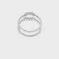 14K White Gold Real Diamond Guard-RM3105B-020-WAA