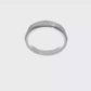 0.15ct. CZ Solid Real 14K White Gold Men's Wedding Band Ring-RM3481B-015-W