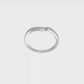 0.10ct. CZ Solid Real 14k White Gold Wedding Wedding Band Ring-rm2414b-010-waa